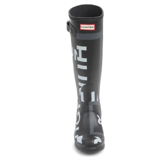 HUNTER Tall Exploded Logo Rain Boot Size 8 - Picture 7 of 11